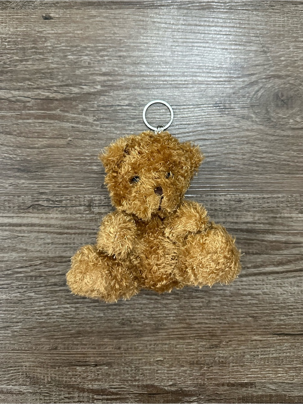 Plush Teddy Bear Keychain - Tan Kids Accessory